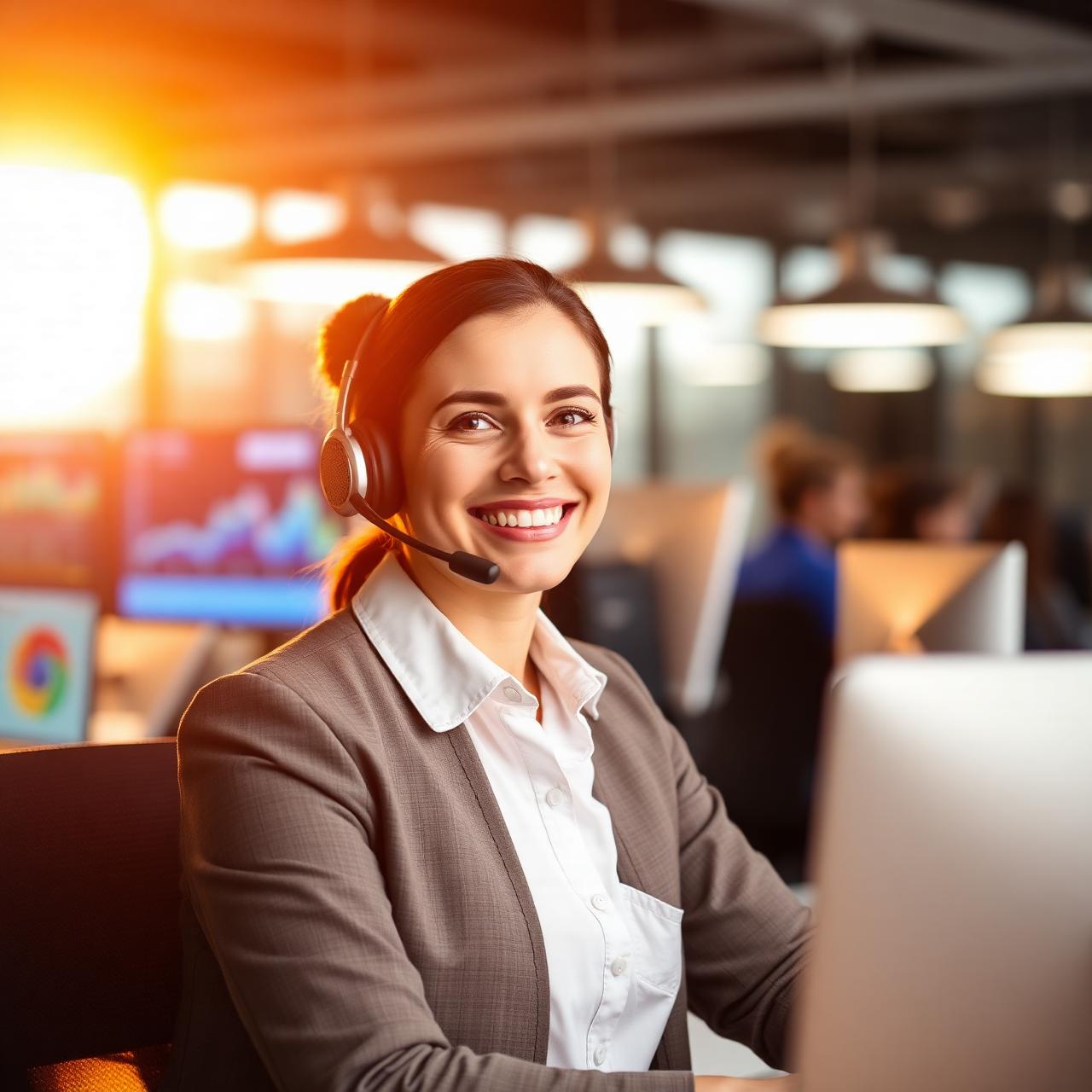 Insurance agent on a Hot Transfer call